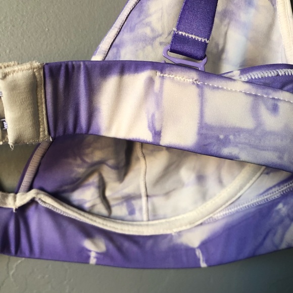 KIT UNDERGARMENTS Purple Tie-Dye Triangle Underwire Bra - Picture 9 of 11